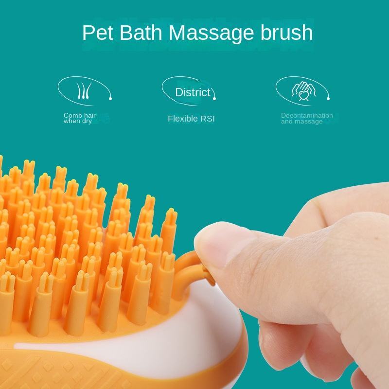 Dog 2-in-1 Bath Massage Brush