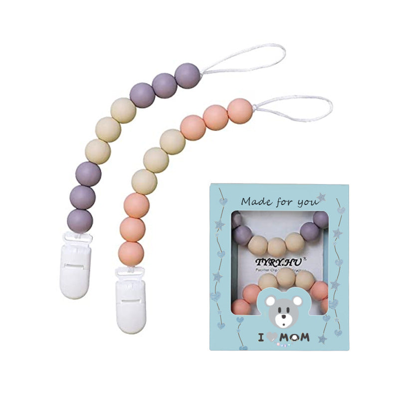 Baby Silicone Pacifier Chain Toy