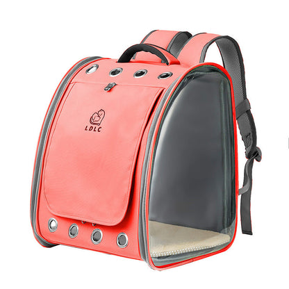 Pet Full Transparent PVC Backpack