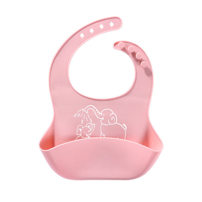 Baby Food Bib Meal Silicone Saliva Bag