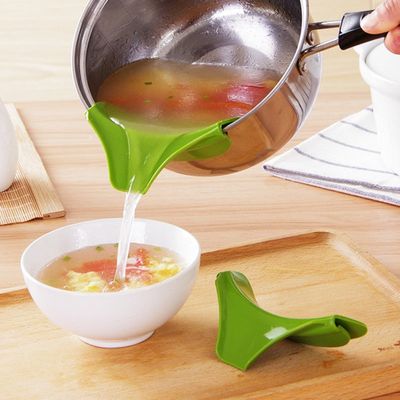 Kitchen Silicone Soup Funnel Gadget Tools