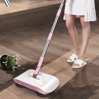 Dustpan Mop Floor Hand Push Sweeper