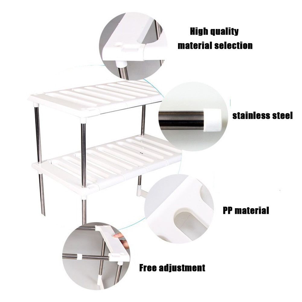 Kitchen shelf retractable shelf