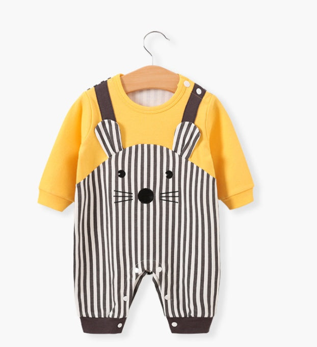 Baby Cotton Long Climbing Suit