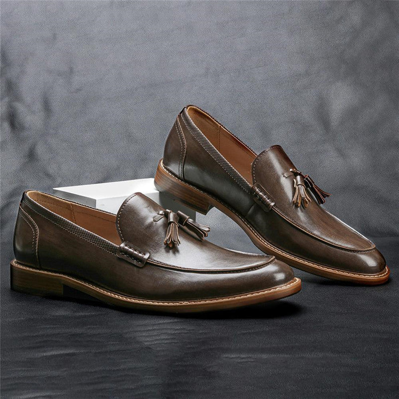 Men Business Dress Casual  Leather Loafers