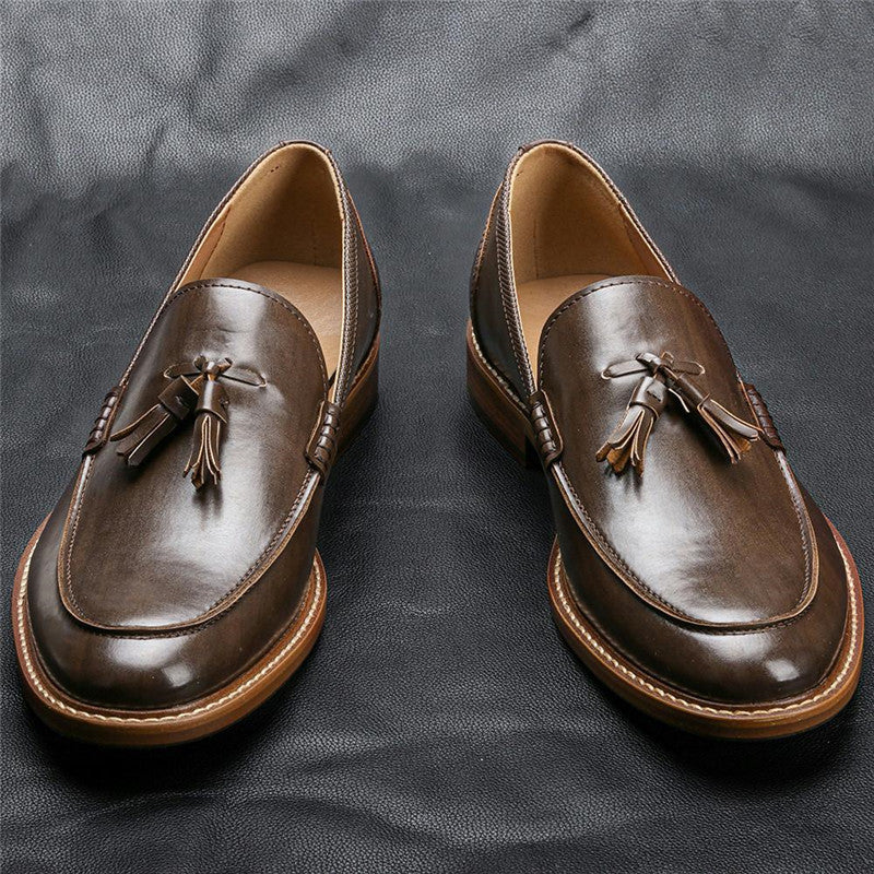 Men Business Dress Casual  Leather Loafers