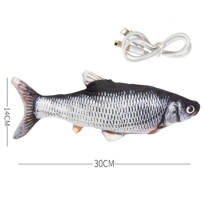 Pet Simulation Electric USB Beating  Fish Toy