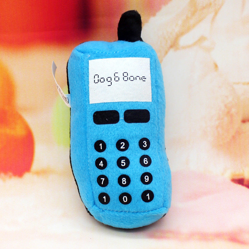 Pet Mobile Phone Plush Vocal Toy