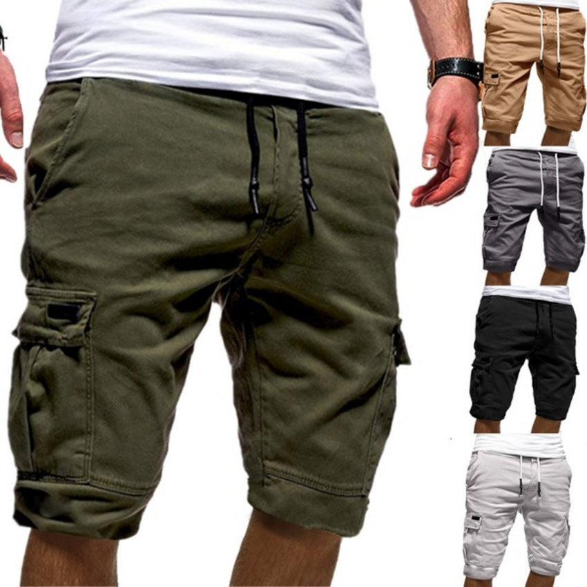 Men Casual Jogger Sports Cargo Shorts Clothing