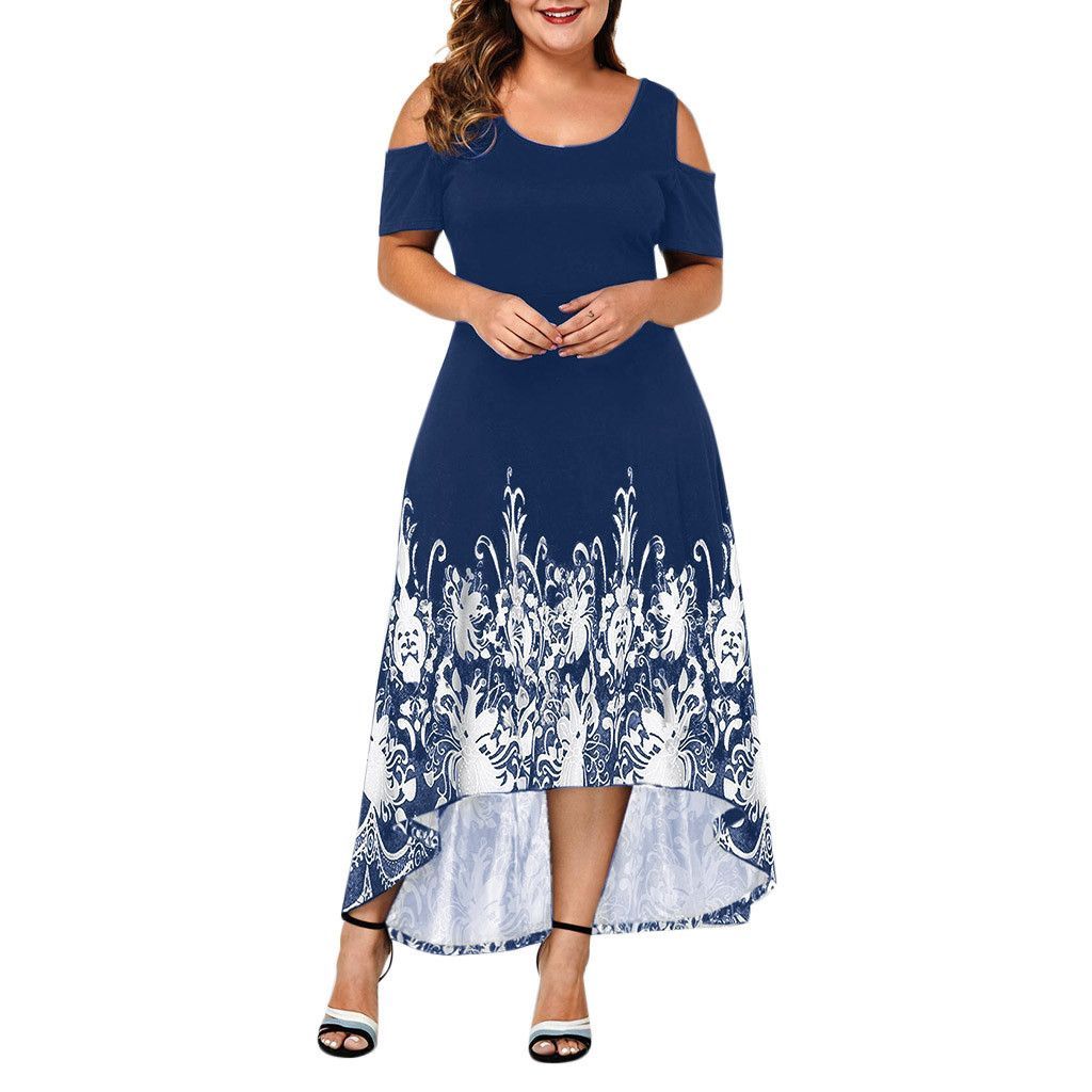 Women Evening Party Summer Plus  Maxi Dress