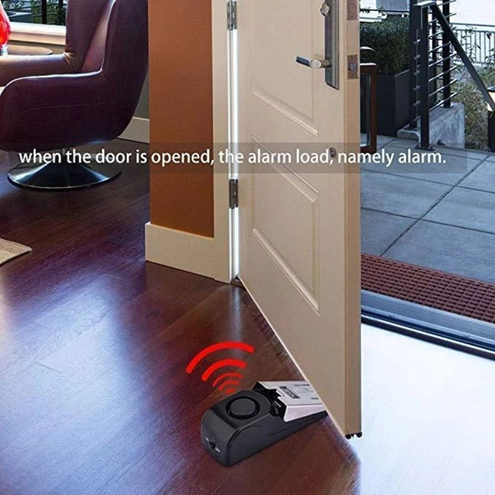 Wedge Door Stop Alarm System Device