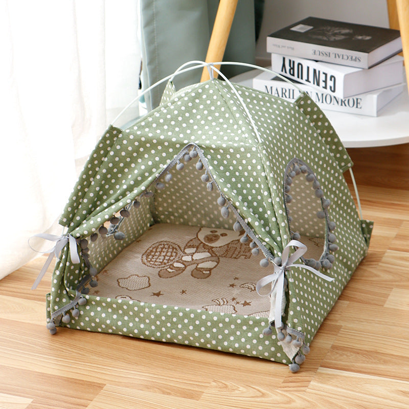 Cat Enclosed Tent  House