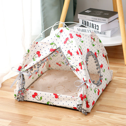 Cat Enclosed Tent  House