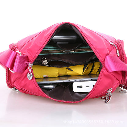 Women  Fashion Waterproof Nylon Shoulder Bag