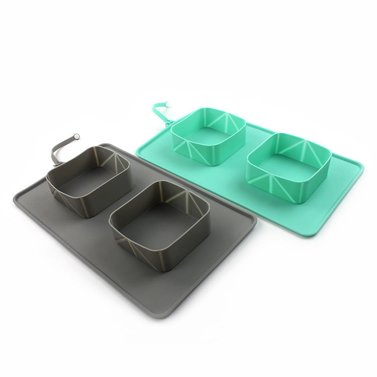 Pet Silicone Folding Bowl