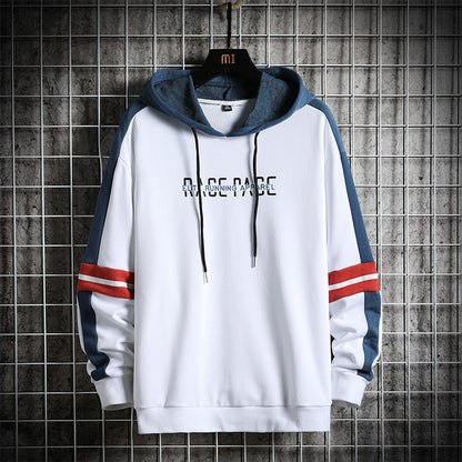 Men Fashion Long-Sleeved Casual  Hooded