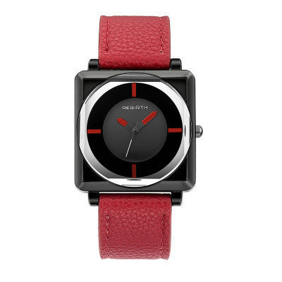 Men Quartz Square Belt Watch