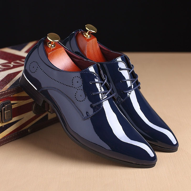 Men Business Casual Dress Leather  Shoes