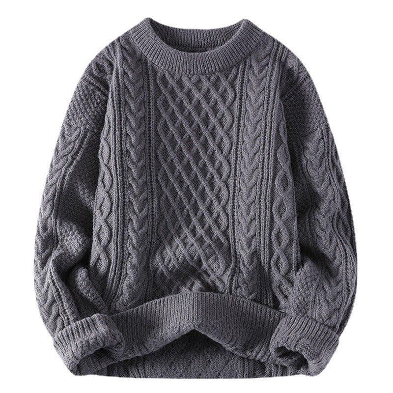 Men Fashion Personalized Twist Knitwear