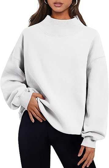 Women  Loose Tops Round Neck Hoodie  Clothing