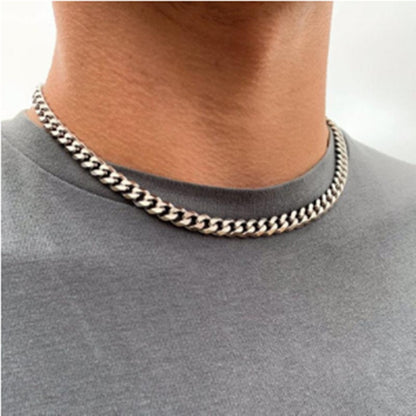 Men Fashion Titanium Steel Chain Necklace