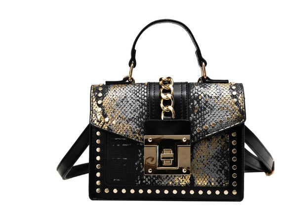 Women Fashion Alligator Shoulder Bag