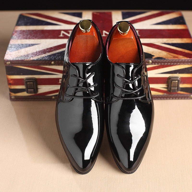 Men Business Casual Dress Leather  Shoes