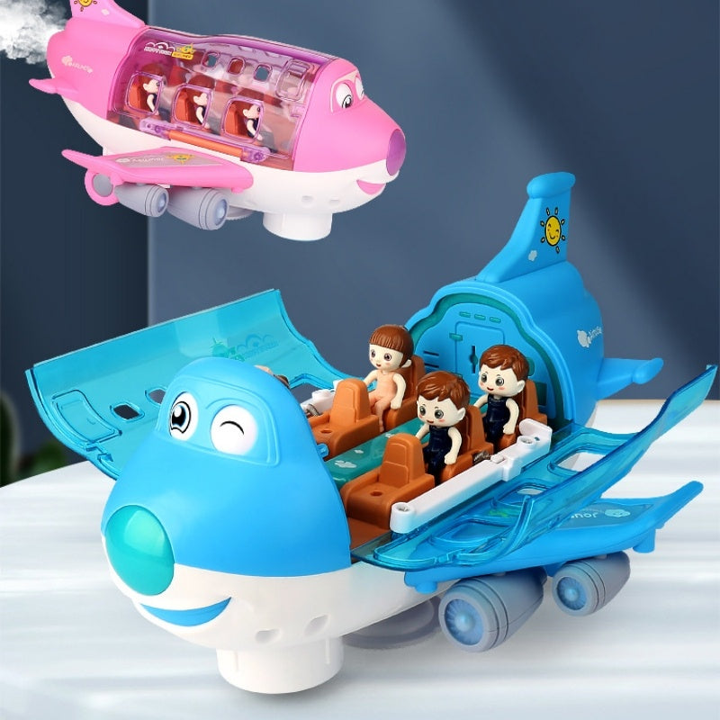 Kids 360 Rotating Electric LED  Airplane Toy