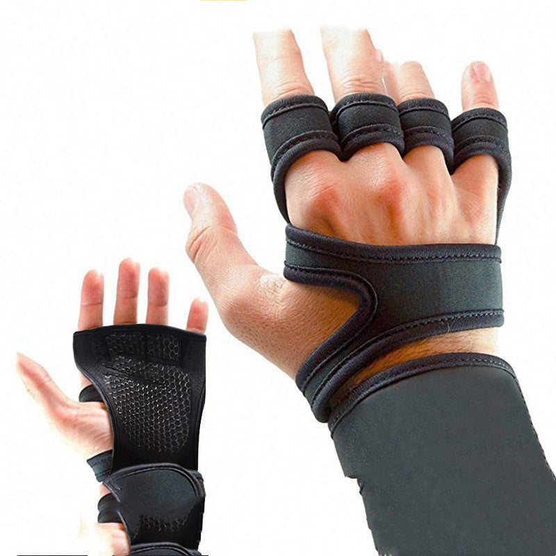 Non-slip Silicone Sports Half Finger Gloves