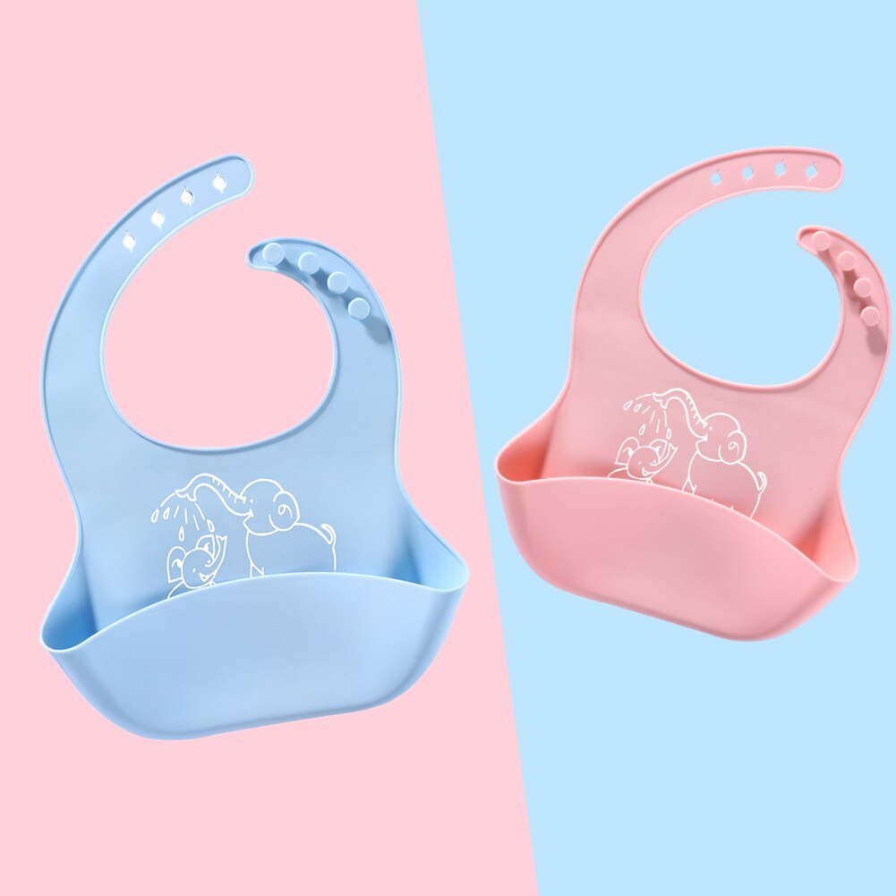 Baby Food Bib Meal Silicone Saliva Bag