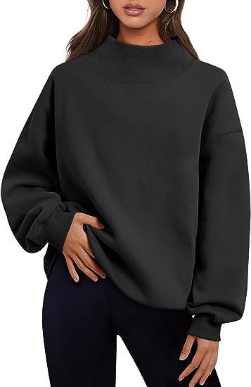 Women  Loose Tops Round Neck Hoodie  Clothing