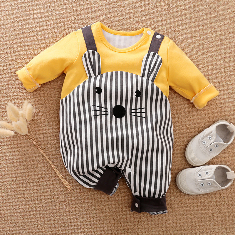 Baby Cotton Long Climbing Suit