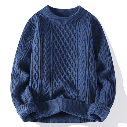 Men Fashion Personalized Twist Knitwear