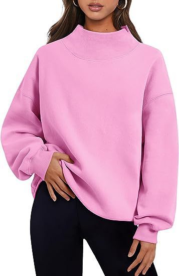 Women  Loose Tops Round Neck Hoodie  Clothing