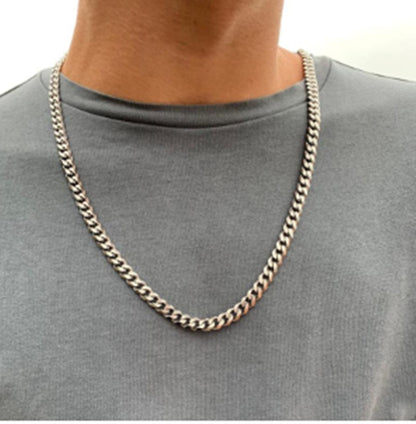 Men Fashion Titanium Steel Chain Necklace