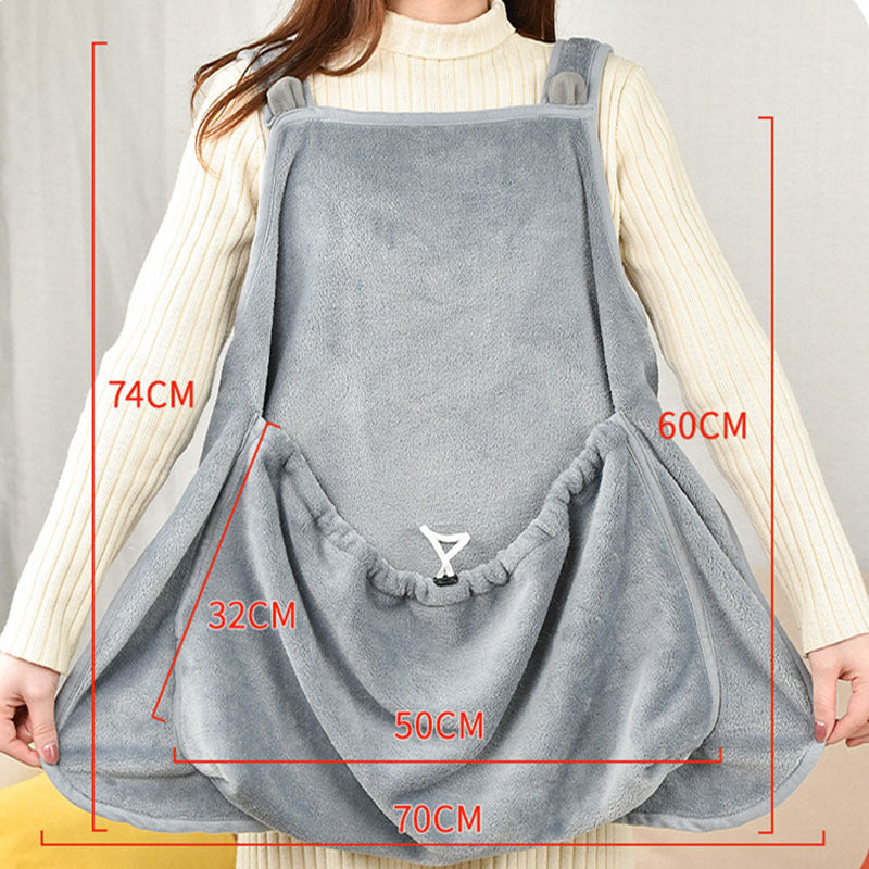 Cat Non-stick Anti-grab Soft Plush Apron