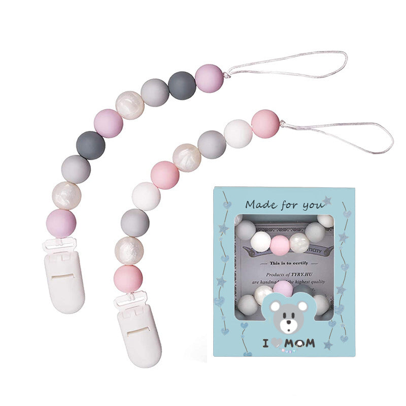 Baby Silicone Pacifier Chain Toy