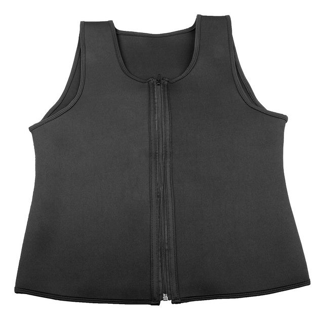 Fitness sports sweat sweat zipper vest