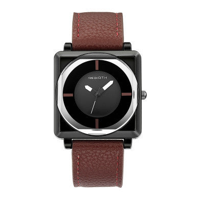 Men Quartz Square Belt Watch