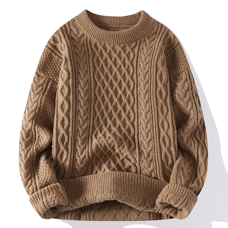 Men Fashion Personalized Twist Knitwear