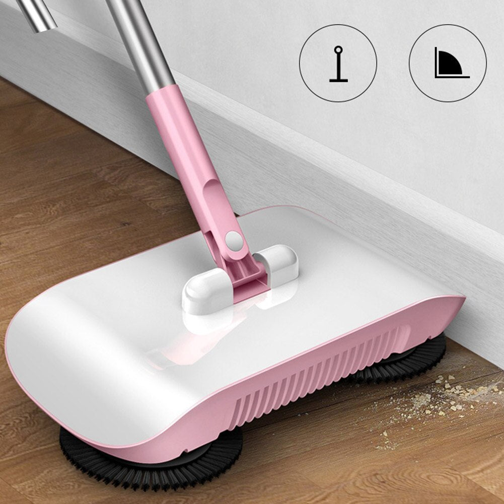 Dustpan Mop Floor Hand Push Sweeper