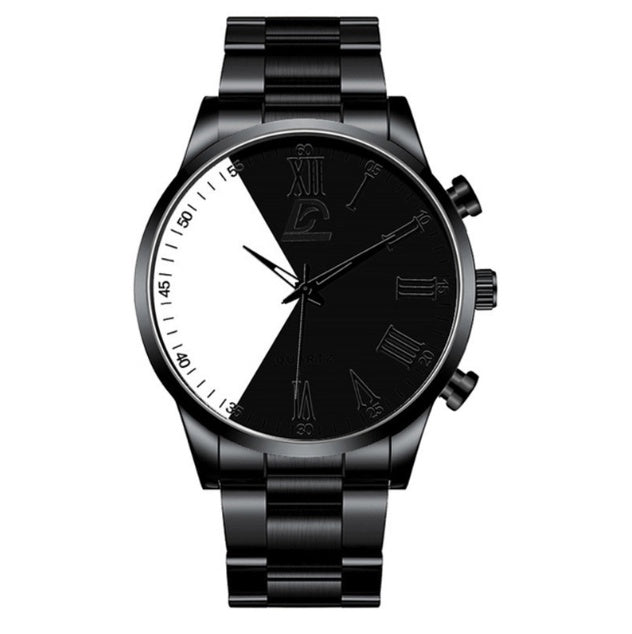 Men Stainless Steel Casual Fashion Watch