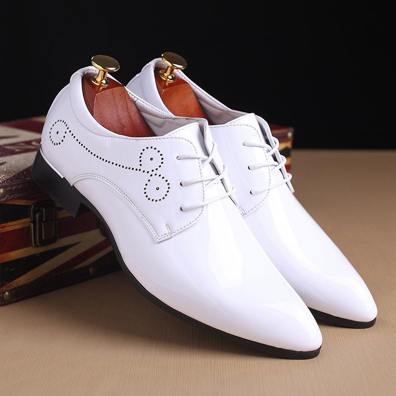 Men Business Casual Dress Leather  Shoes