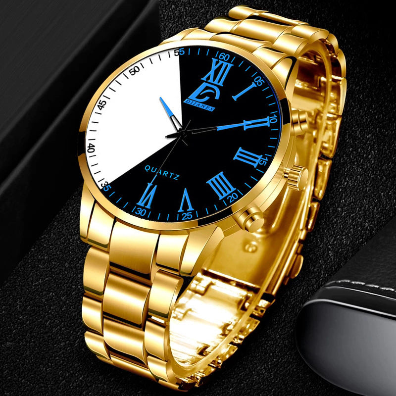 Men Stainless Steel Casual Fashion Watch