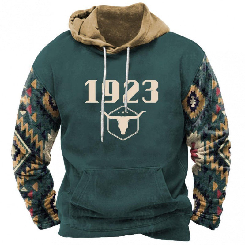 Men Fashion Trendy Printed Hoodie