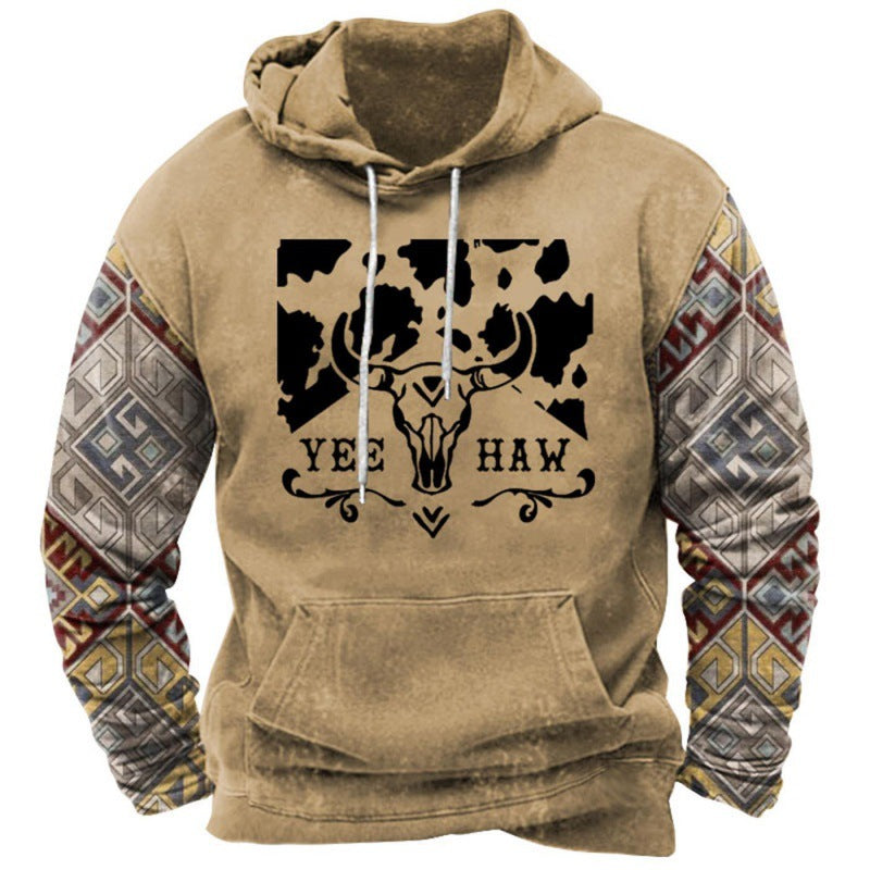 Men Fashion Trendy Printed Hoodie