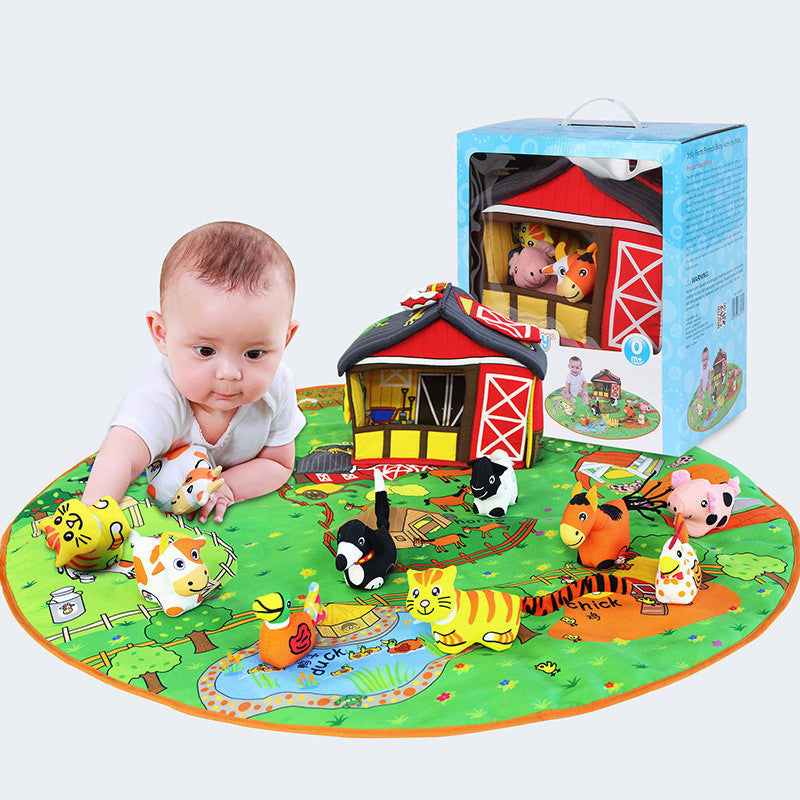 Baby  Play Blanket Early Education Animal Toy