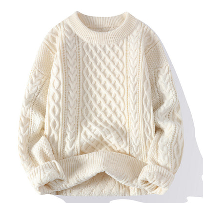 Men Fashion Personalized Twist Knitwear