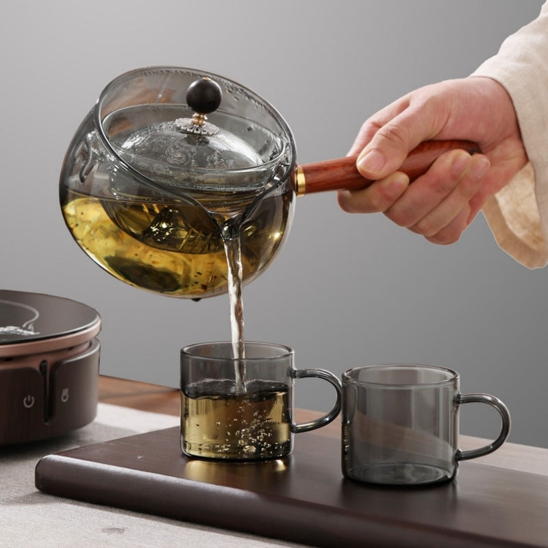 Semi-automatic Rotary Heat-resistant Tea Making Infuser