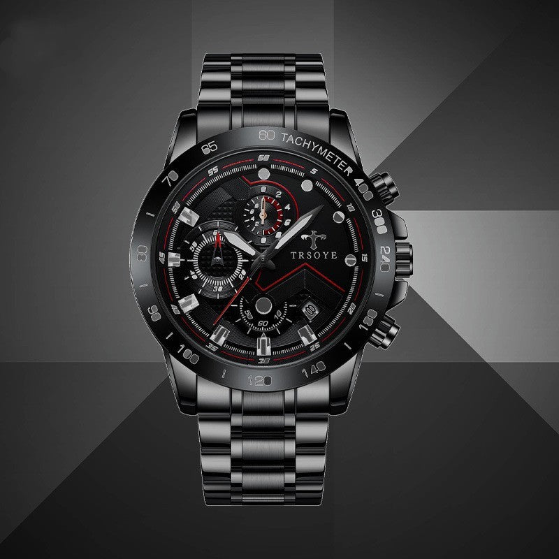 Men Fashion Sports Waterproof Quartz Watch